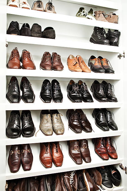 Shoes Closet stock photo
