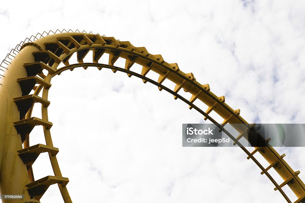 roller coaster Roller Coaster's Loops! Please, check my other photos about roller coasters and theme parks! Thank you very much! Rollercoaster Stock Photo