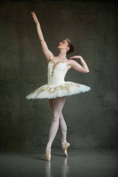 istock Ballet dancer in dance pose in the photo studio 1770521186