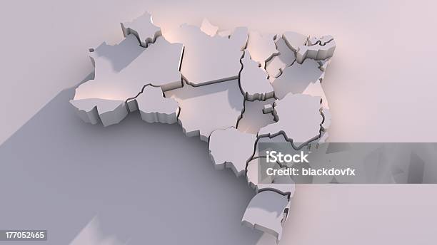 3d Brazil Map Animation With States Stock Photo - Download Image Now - Map, Brazil, Three Dimensional