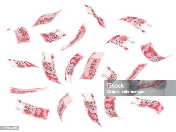 Flying Yuan Stock Photo - Download Image Now - China - East Asia, Currency, Chinese Currency