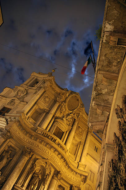 istock vintage facade in Rome, Italy 177052514