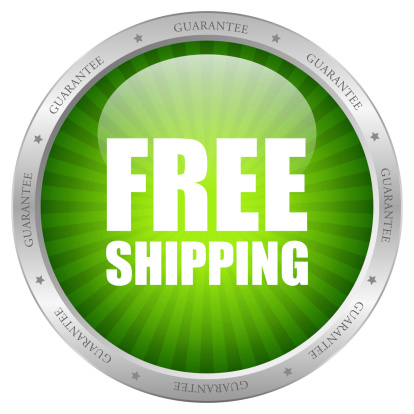 Free shipping glossy icon