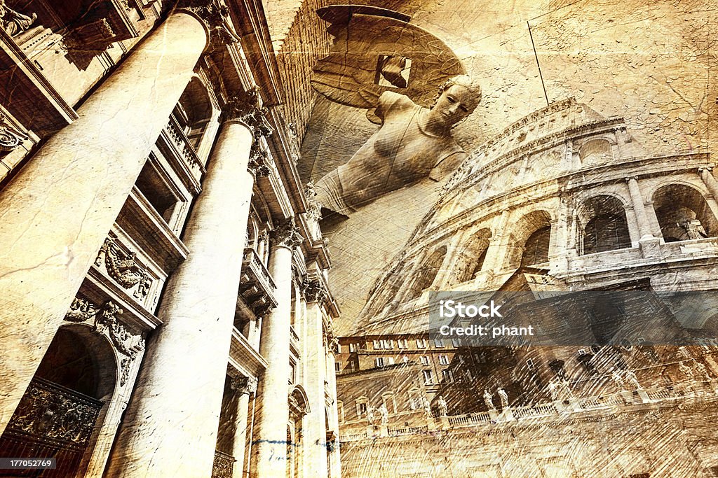 Monumenti di Roma - Foto stock royalty-free di Ambientazione esterna