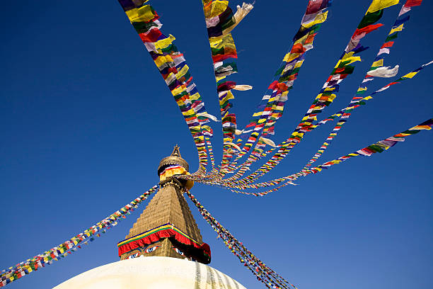 Erdenet, Mongolia - July 18, 2023: Stupa in the Amarbayasgalant Monastery in Selenge Province, Erdenet, Mongolia.