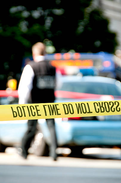 istock Crime Scene Cordon Tape 177056232