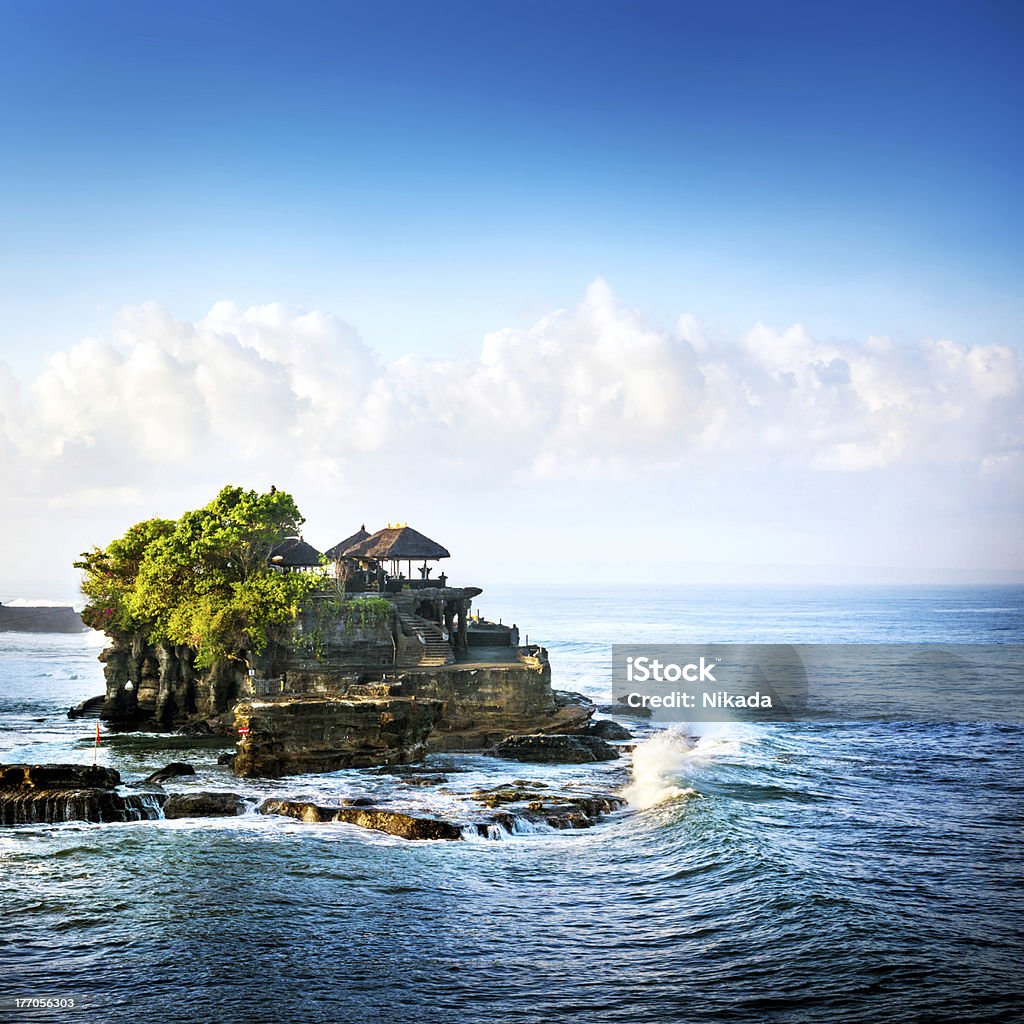 Bali eau Temple Tanah Lot - Photo de Antique libre de droits