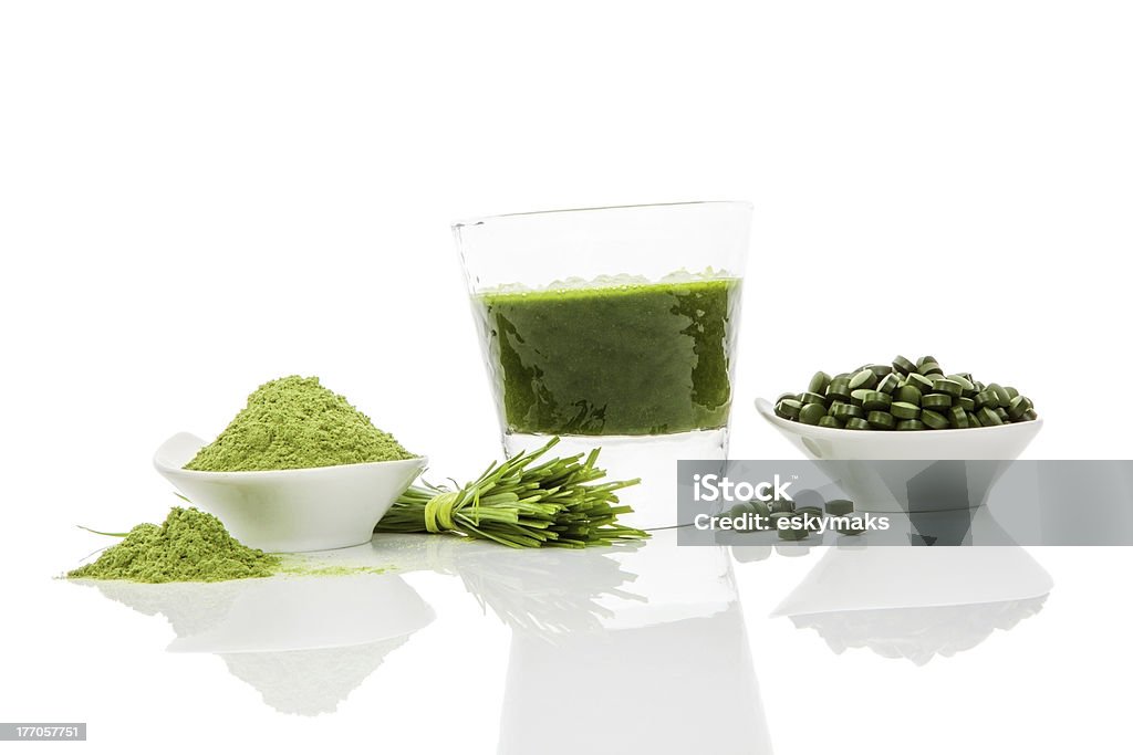 Verde alimento nutriente. - Foto stock royalty-free di Alimentazione sana