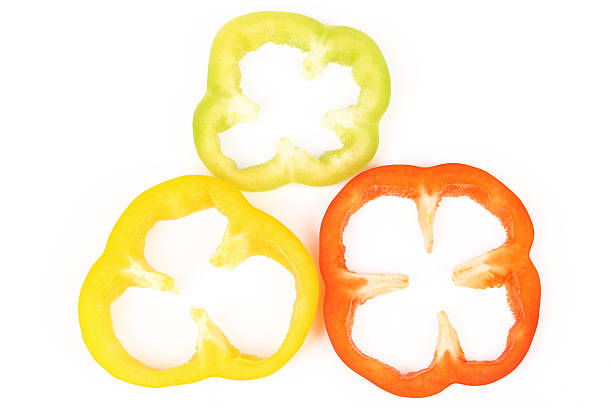 istock Multi-colour slices of peppers. 177058192