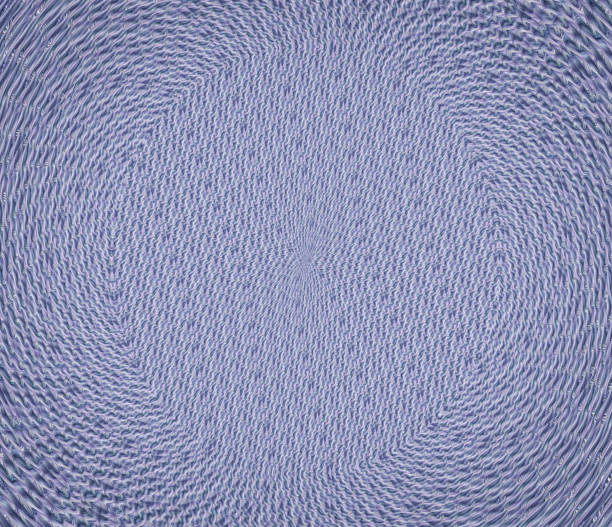 istock Hand made illustration not AI, pattern cellular pastel 3d background of white and blue fibers 1770582664