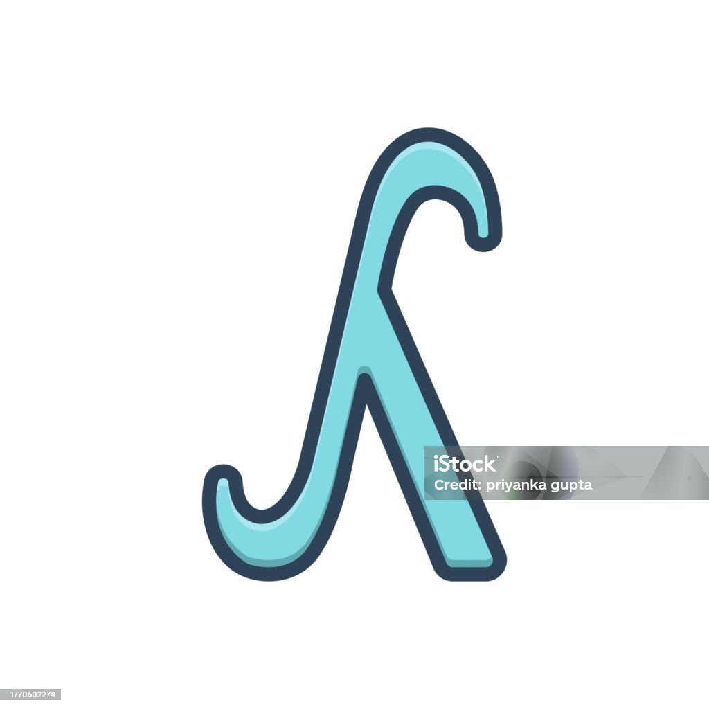 Lamda Math Sign Lambda Greek Stock Illustration - Download Image Now - Icon Symbol ...