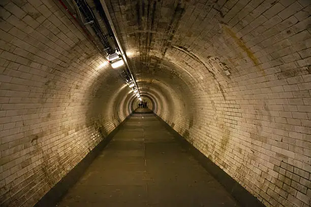 Tunnel underneath the Thames in Greenwich