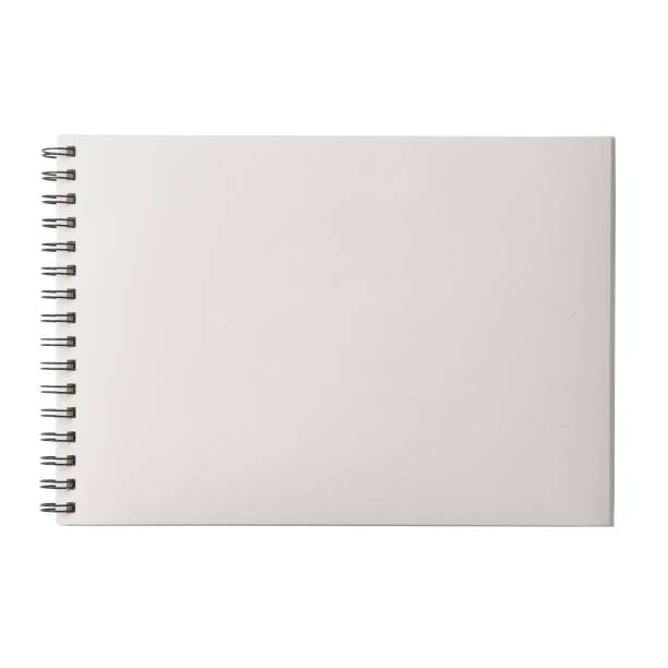 istock Paper notebook with coil binding, horizontal. Spiral bound journal. Realistic, photography, isolated on white background. 1770648185