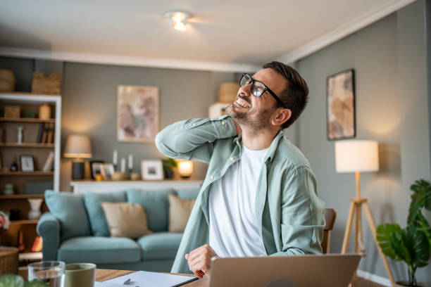 istock A man tired of work, work online at home 1770668154