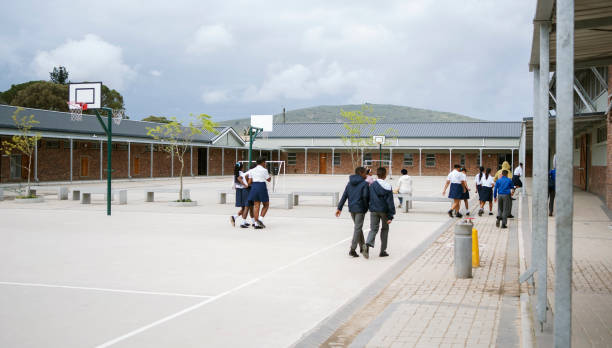 istock Teenage school students on their way to their class 1770682987