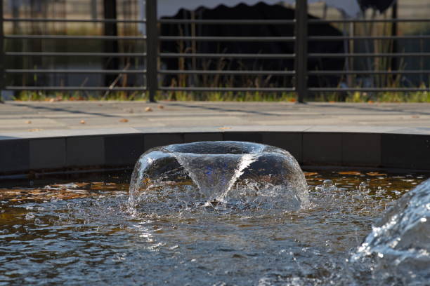 istock Fountain in the shape of a flower 1770754165