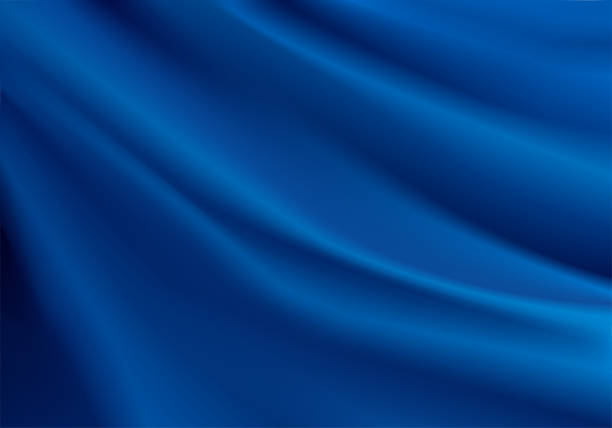 istock Silk background Design for product advertising for catalog. blue silk background. blue fabric background. smooth texture vector. 1770777005