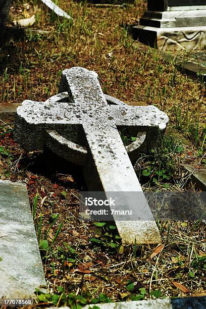 Кельтский Крест Fallen — стоковые фотографии и другие картинки В форме креста - В форме креста, Вертикальный, Викторианский стиль