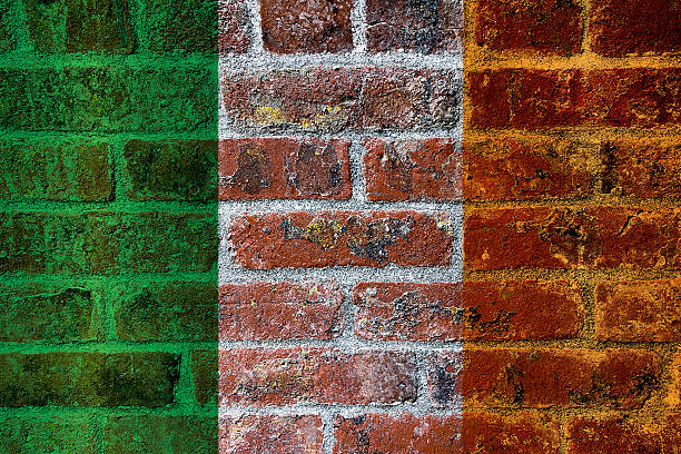 istock Ireland Flag on Brick Wall 177078790