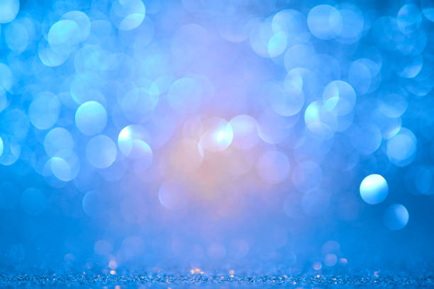 istock Silver bokeh lights on the Merry Christmas background. 1770791159