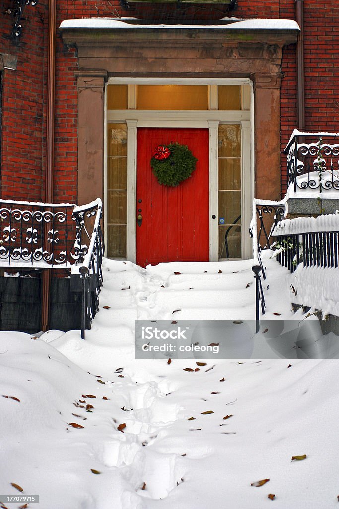 Boston de inverno - Foto de stock de Arquitetura royalty-free