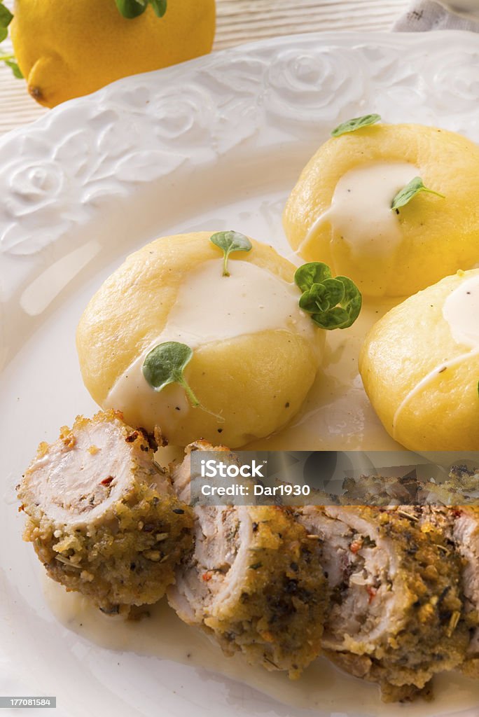 Silesian Ravioli - Foto stock royalty-free di Aglio - Alliacee