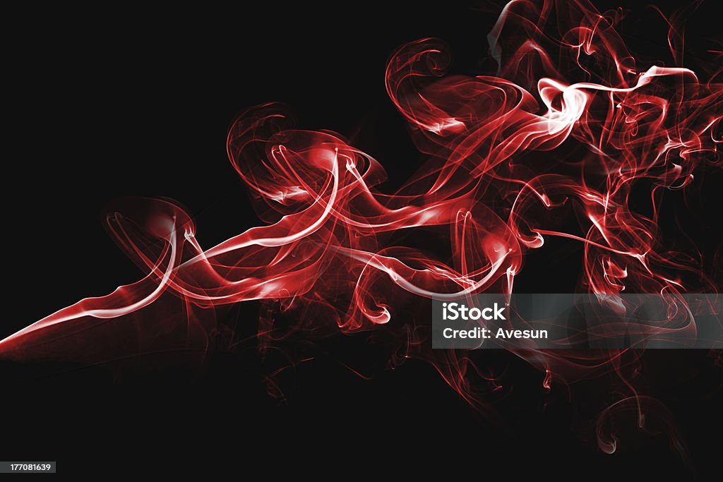 Diseño abstracto humo roja - Foto de stock de Abstracto libre de derechos