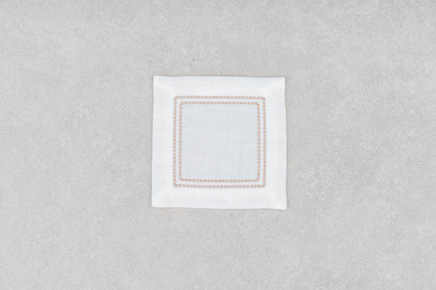 istock Napkin, natural burlap, placemat, table mat, Background 1770817001