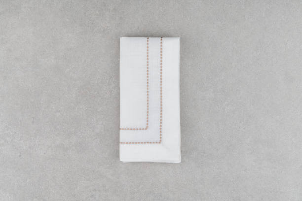 istock Napkin, natural burlap, placemat, table mat, Background 1770817573