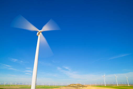 Wind turbine generators for renewable electrical energy production in Spain