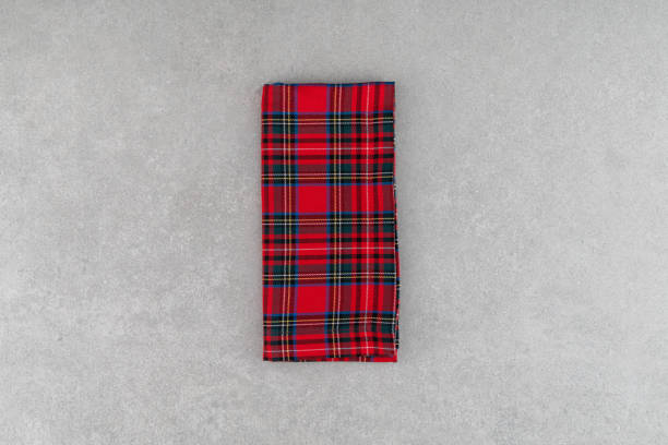 istock Napkin, natural burlap, placemat, table mat, Background 1770832815
