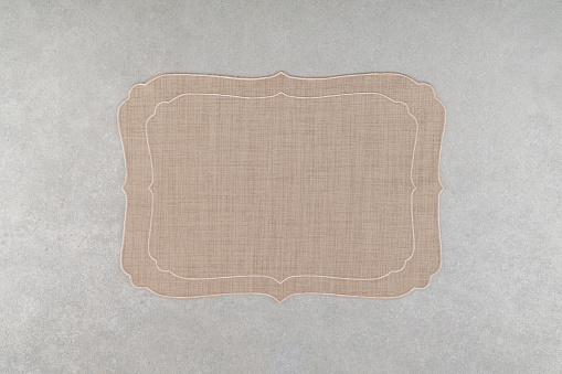 Napkin, natural burlap, placemat, table mat, Background