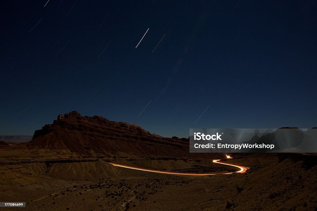 San Rafael Swell et I-70 - Photo de Pose longue libre de droits