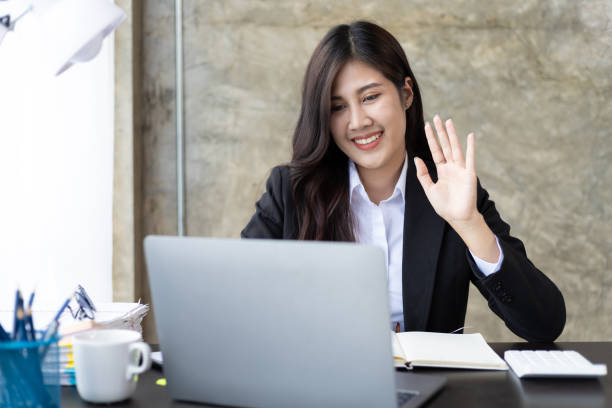 istock Businesswoman working with laptop in office. 1770848285