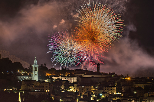 Fireworks in Spoleto