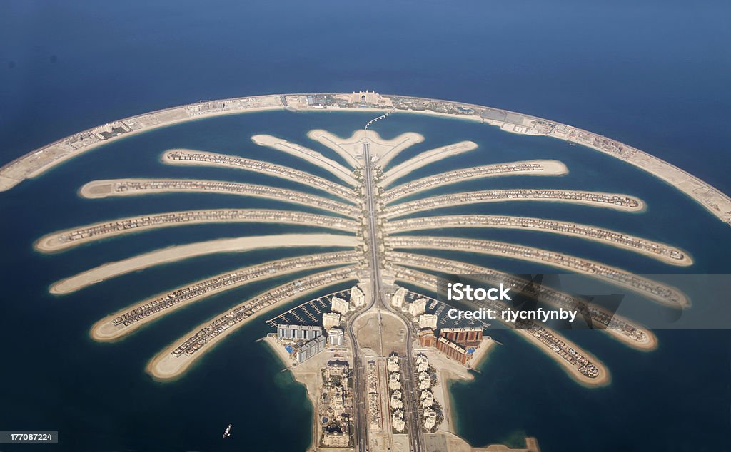 Jumeirah en Dubai Palm Island - Foto de stock de Dubái libre de derechos