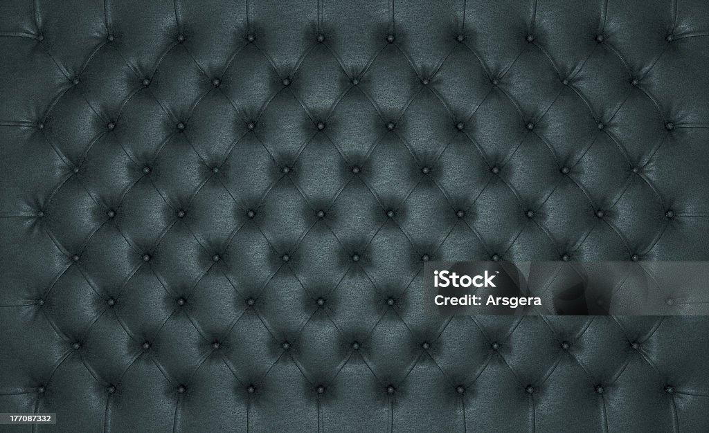 Textura de couro preto abotoado luxo - Foto de stock de Abstrato royalty-free