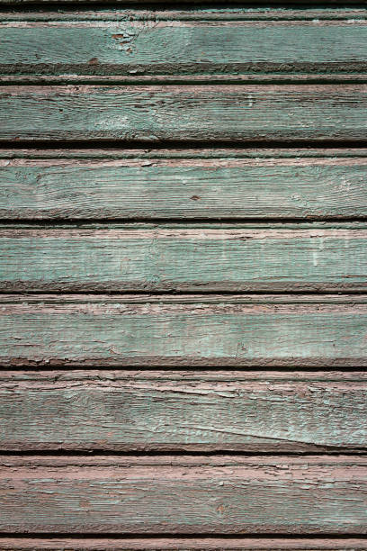istock Pelling green paint on wood 1770878570