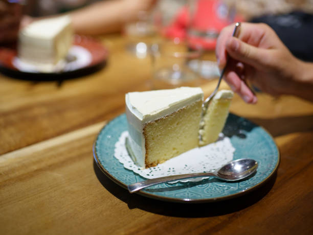 istock a piece of semolina cake in a plate 1770879134