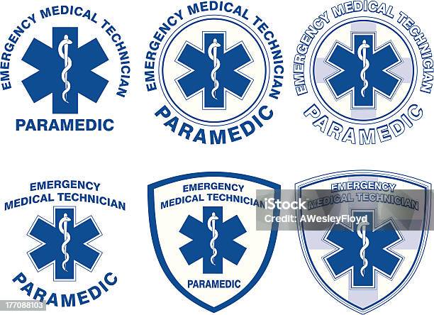 Emt Auxiliaire Médical Medical Designs Vecteurs libres de droits et plus d'images vectorielles de Métier des services d'urgence - Métier des services d'urgence, Symbole, Santé et médecine