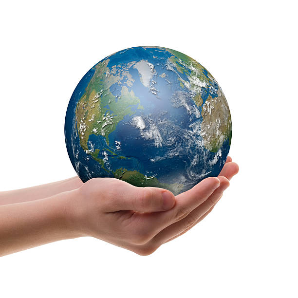 istock Earth in childs hands 177088123