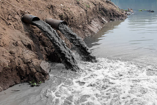 istock Close-up of water pollution coming from rusty pipes 177088257