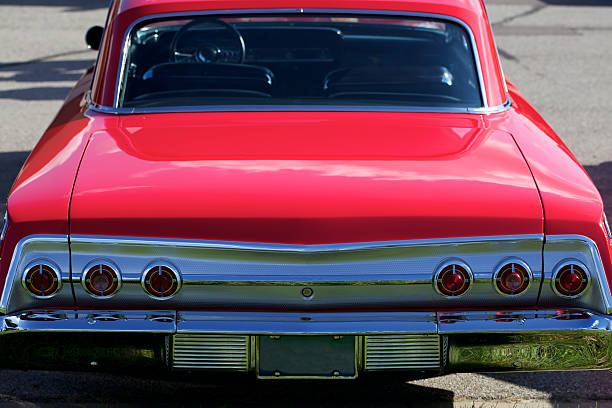 istock Antique Mint Condition Red Car 177088464