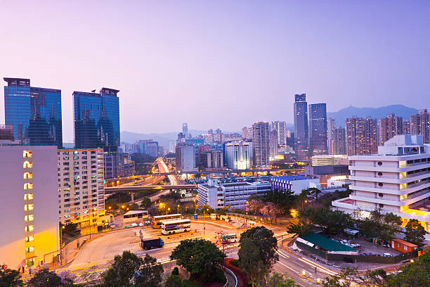 istock Sunset in city downtown 177088466