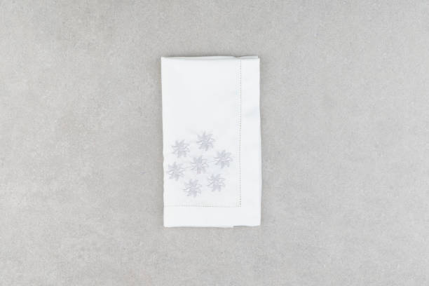 istock Napkin, natural burlap, placemat, table mat, Background 1770885547