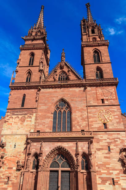 istock Facade of Basel Minster cathedral in Switzerland 1770898227