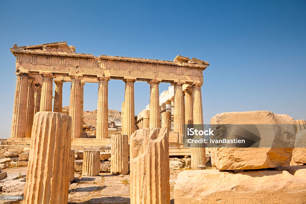 Parthenon in Athen - Lizenzfrei Akropolis - Athen Stock-Foto