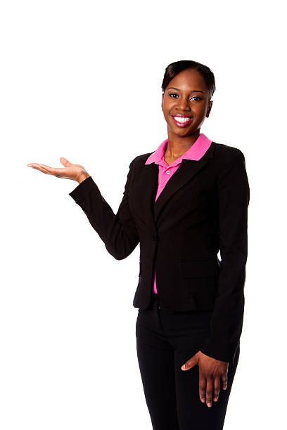 istock Happy smiling business woman 177091099