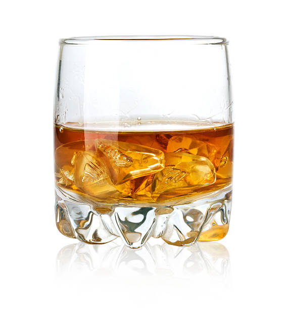 istock Whisky glass and ice 177091228