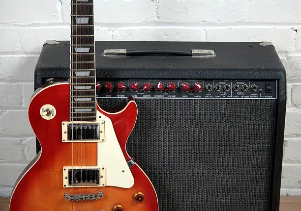 Photo of Guitar and Amp